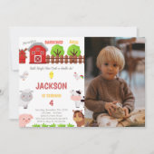 Maßgeschneiderte landwirtschaftliche Party Einladu Einladung (Vorderseite)