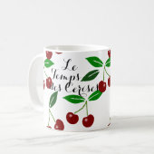 Maßgeschneiderte Le Temps des Cerises Frische Kirs Kaffeetasse (Vorderseite Links)
