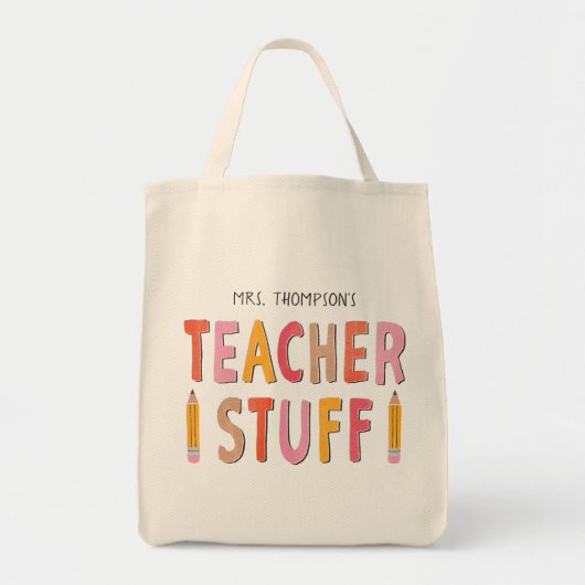 Maßgeschneiderte Lehrerin Tragetasche (Vorne)