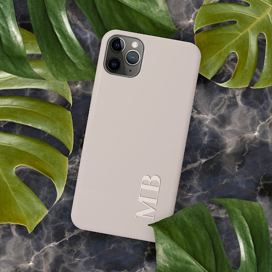 Maßgeschneiderte leichte Ecru Beige neutrale Natur Case-Mate iPhone Hülle