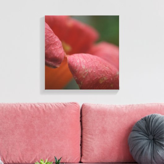 Maßgeschneiderte Leinwand nahe Blume (Insitu (Wohnzimmer))