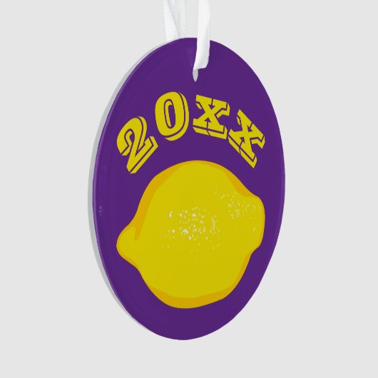 Maßgeschneiderte Lemon Ornament (Vorderseite)