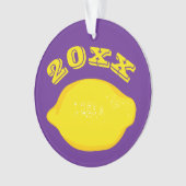 Maßgeschneiderte Lemon Ornament (Vorderseite)