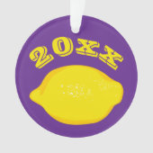 Maßgeschneiderte Lemon Ornament (Vorderseite)