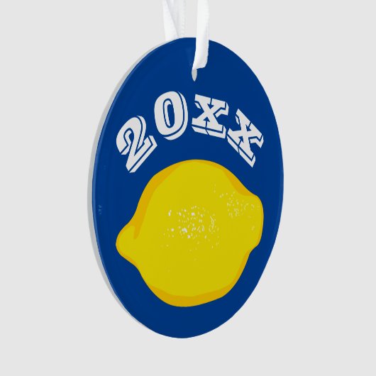 Maßgeschneiderte Lemon Ornament (Vorderseite)