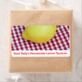 Maßgeschneiderte Lemon Picnic Labels (Insitu)