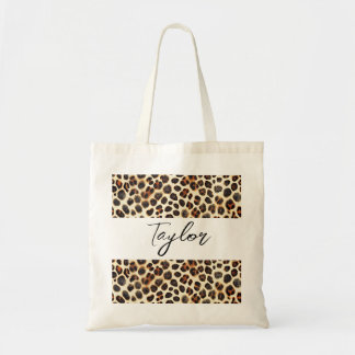 Maßgeschneiderte Leopard-Drucktasche Tragetasche