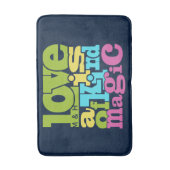 Maßgeschneiderte Liebe für Mono-Badematten Badematte (Vorderseite Vertikal)