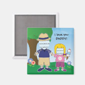 Maßgeschneiderte Liebe Magnet (Vorderseite/Rückseite)