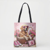 Maßgeschneiderte LIEBE Pad Print Dog Lover Pet Fot Tasche (Vorderseite)