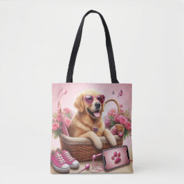 Maßgeschneiderte LIEBE Pad Print Dog Lover Pet Fot Tasche