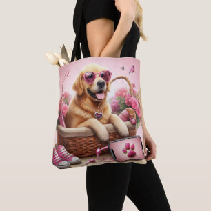 Maßgeschneiderte LIEBE Pad Print Dog Lover Pet Fot Tasche