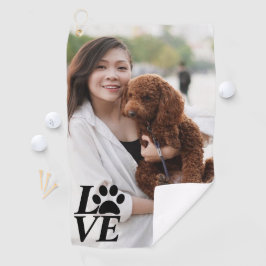 Maßgeschneiderte LIEBE Pfosten Druckhandtuch - Für Golfhandtuch