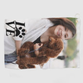 Maßgeschneiderte LIEBE Pfosten Druckhandtuch - Für Golfhandtuch (Horizontal)