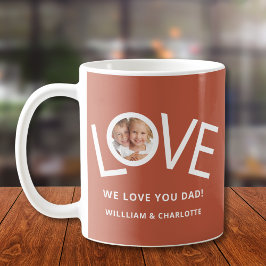 Maßgeschneiderte Liebe Sie Vater Foto Rost Kaffeetasse