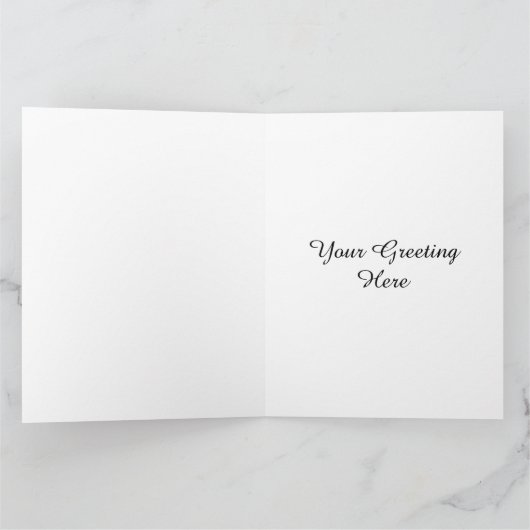 Maßgeschneiderte LIEBE Square Letters Red & Yellow Karte (Innenseite)