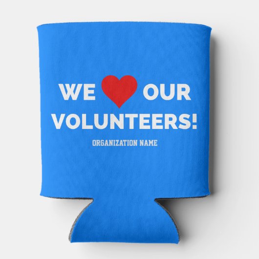Maßgeschneiderte Liebe unserer Freiwilligen Dosenkühler (Rückseite)