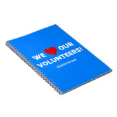 Maßgeschneiderte Liebe unserer Freiwilligen Notizblock (Rechte Seite)