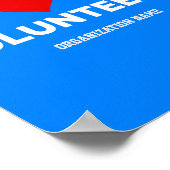 Maßgeschneiderte Liebe unserer Freiwilligen Poster (Ecke)