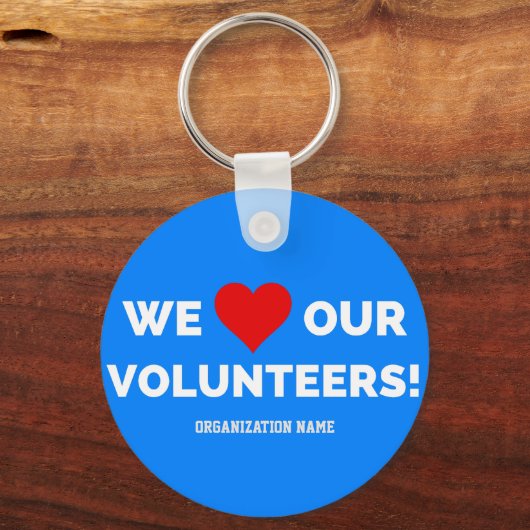 Maßgeschneiderte Liebe unserer Freiwilligen Schlüsselanhänger (Vorderseite)