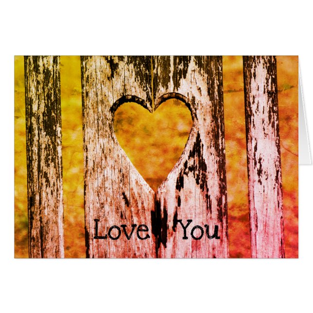 Maßgeschneiderte "Liebe You" Holzstühle hinten (Vorderseite (Horizontal))