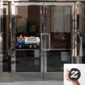 Maßgeschneiderte Lieferfront für Bulk Propane Fensteraufkleber (Büro Tür)