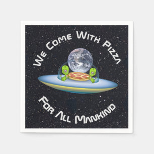Maßgeschneiderte Lieferung von UFO Pizza Serviette