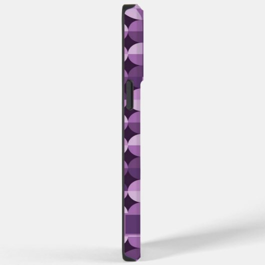 Maßgeschneiderte, Lila geometrische, helle Dunkelh Case-Mate iPhone Hülle (Rückseite / Rechts)