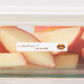 Maßgeschneiderte Lippenglanzetiketten Gold LIps Etiketten (Befestigt)