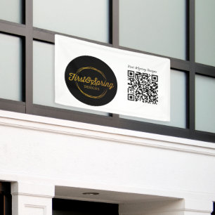 Maßgeschneiderte Logo- und QR-Code für Veranstaltu Banner