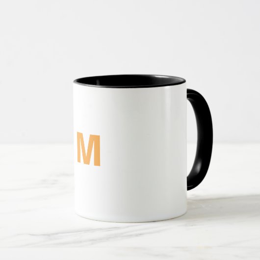 Maßgeschneiderte M-Tasse Tasse (VorderseiteRechts)