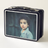 Maßgeschneiderte Mahlzeiten Metall Brotdose (Rückseite)