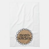 Maßgeschneiderte MAMA KITCHEN-Scalloponkante Geschirrtuch (Vertikal)
