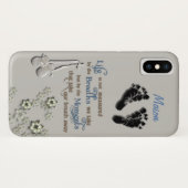 Maßgeschneiderte Mama/Neuer Baby Boy iPhone X Fall Case-Mate iPhone Hülle (Rückseite (Horizontal))