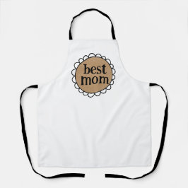 Maßgeschneiderte Mama Skalierte Kante Schürze