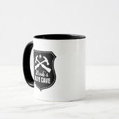 Maßgeschneiderte männliche Höhle Kaffee Tasse für (Vorderseite Links)