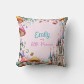 Maßgeschneiderte Märchenprinzessin Girls Birthday  Kissen (Vorderseite)