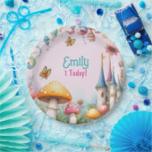 Maßgeschneiderte Märchenprinzessin Girls Birthday  Pappteller (Party)