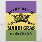 Maßgeschneiderte Mardi Gras Flyer (Vorne)