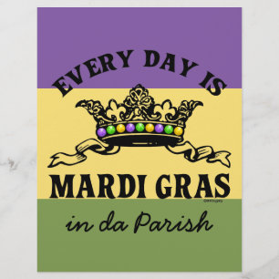 Maßgeschneiderte Mardi Gras Flyer
