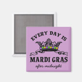 Maßgeschneiderte Mardi Gras Magnet (Vorderseite/Rückseite)