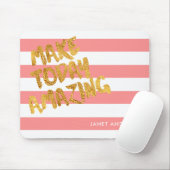 Maßgeschneiderte Marke heute Phantastisch, Koralle Mousepad (Mit Mouse)