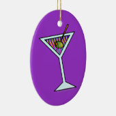 Maßgeschneiderte MARTINI-KUNSTORNAMENTE Keramik Ornament (Rechts)