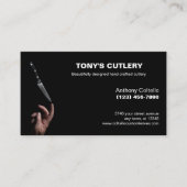 Maßgeschneiderte Maschinen und Messer Visitenkarte (Vorderseite)