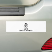 Maßgeschneiderte MASSACHUSETTEN für BEHALTEN CALM  Autoaufkleber (Auf Auto)