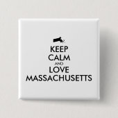 Maßgeschneiderte MASSACHUSETTEN für BEHALTEN CALM Button (Vorderseite)
