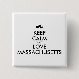 Maßgeschneiderte MASSACHUSETTEN für BEHALTEN CALM  Button