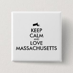 Maßgeschneiderte MASSACHUSETTEN für BEHALTEN CALM Button