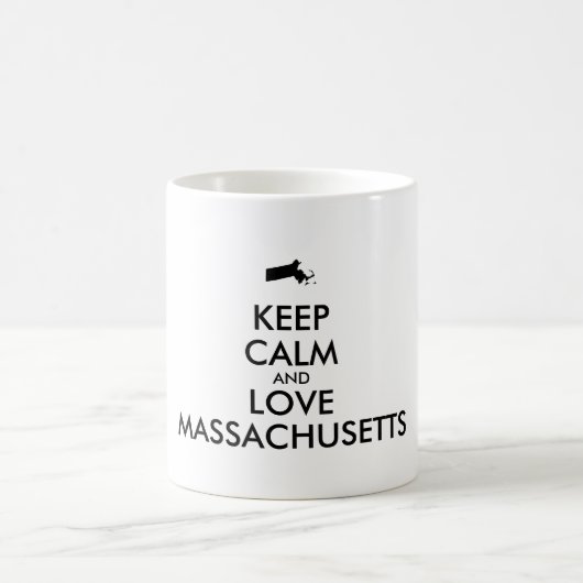 Maßgeschneiderte MASSACHUSETTEN für BEHALTEN CALM Kaffeetasse (Mittel)