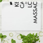 Maßgeschneiderte MASSACHUSETTEN für BEHALTEN CALM Küchentuch (Gefaltet)